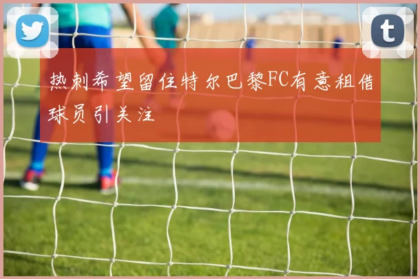 热刺希望留住特尔巴黎FC有意租借球员引关注